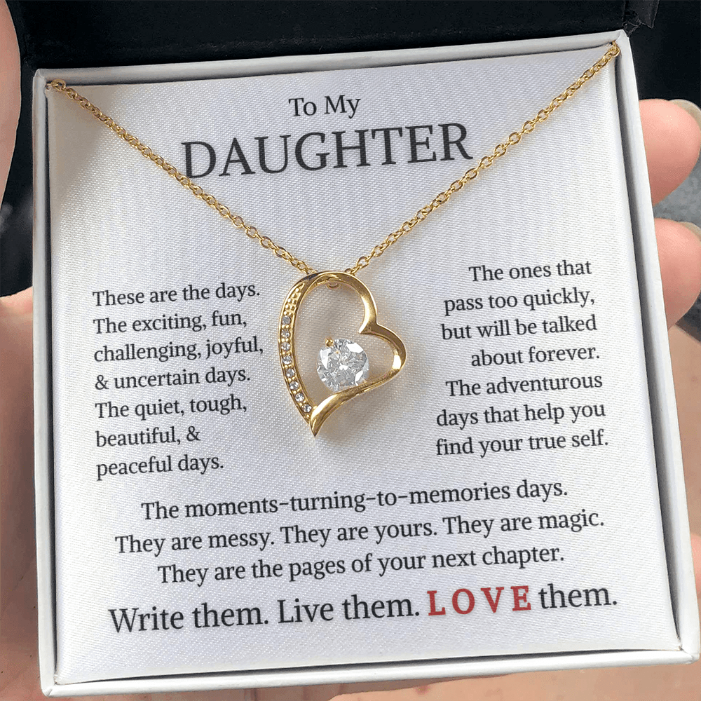 Daughter "These Are The Days" | Forever Love Necklace