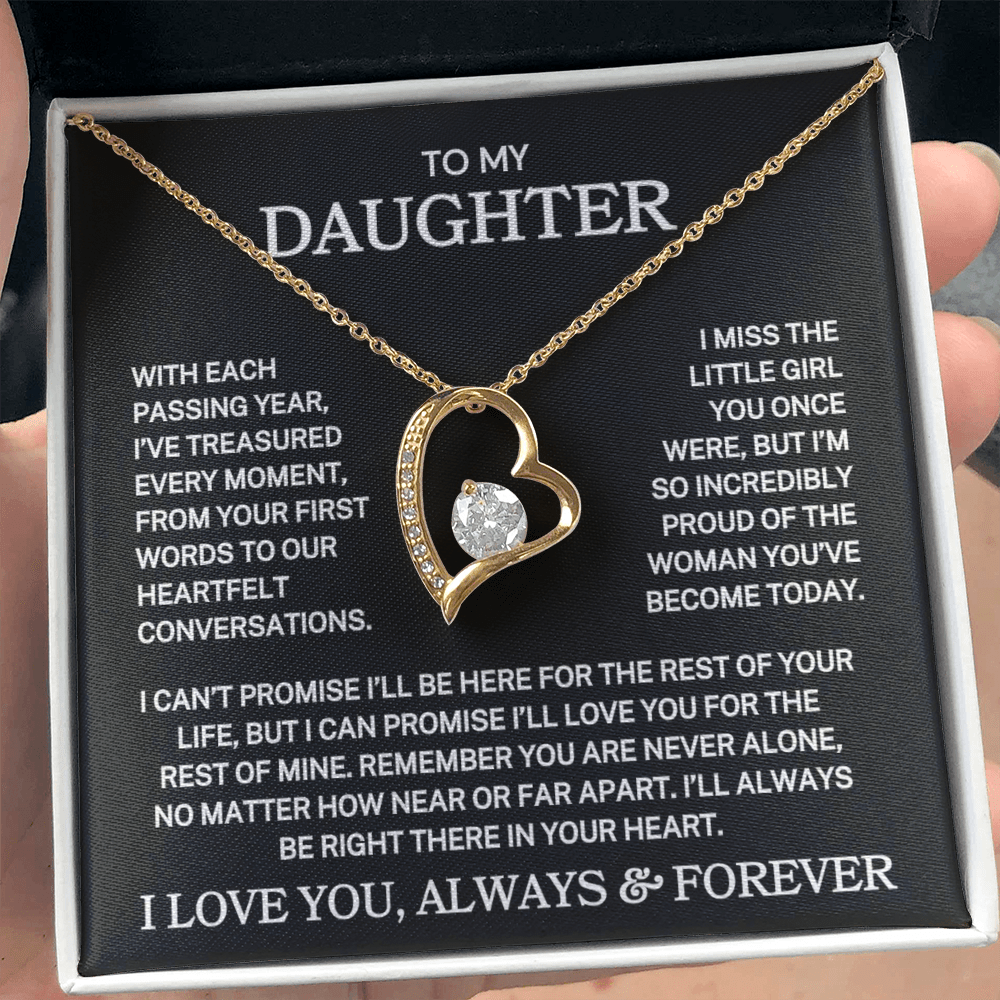 Daughter "Incredibly Proud" | Forever Love Necklace