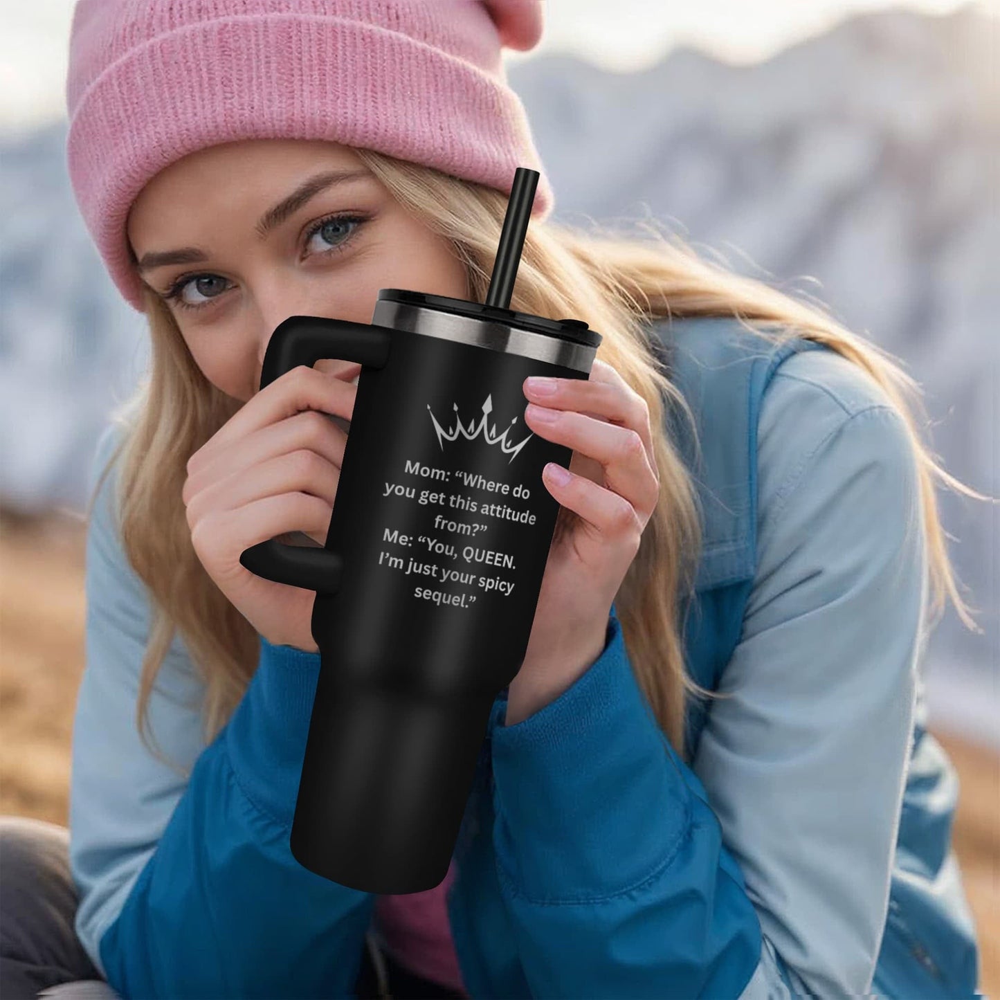Spicy Sequel | Pinnable 40 oz Tumbler