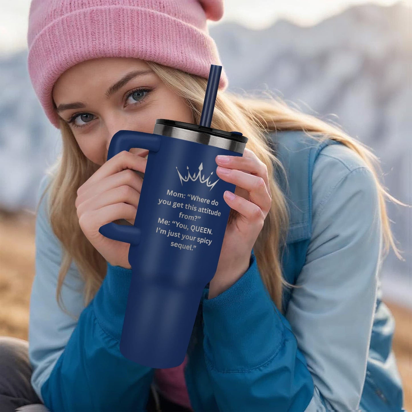 Spicy Sequel | Pinnable 40 oz Tumbler