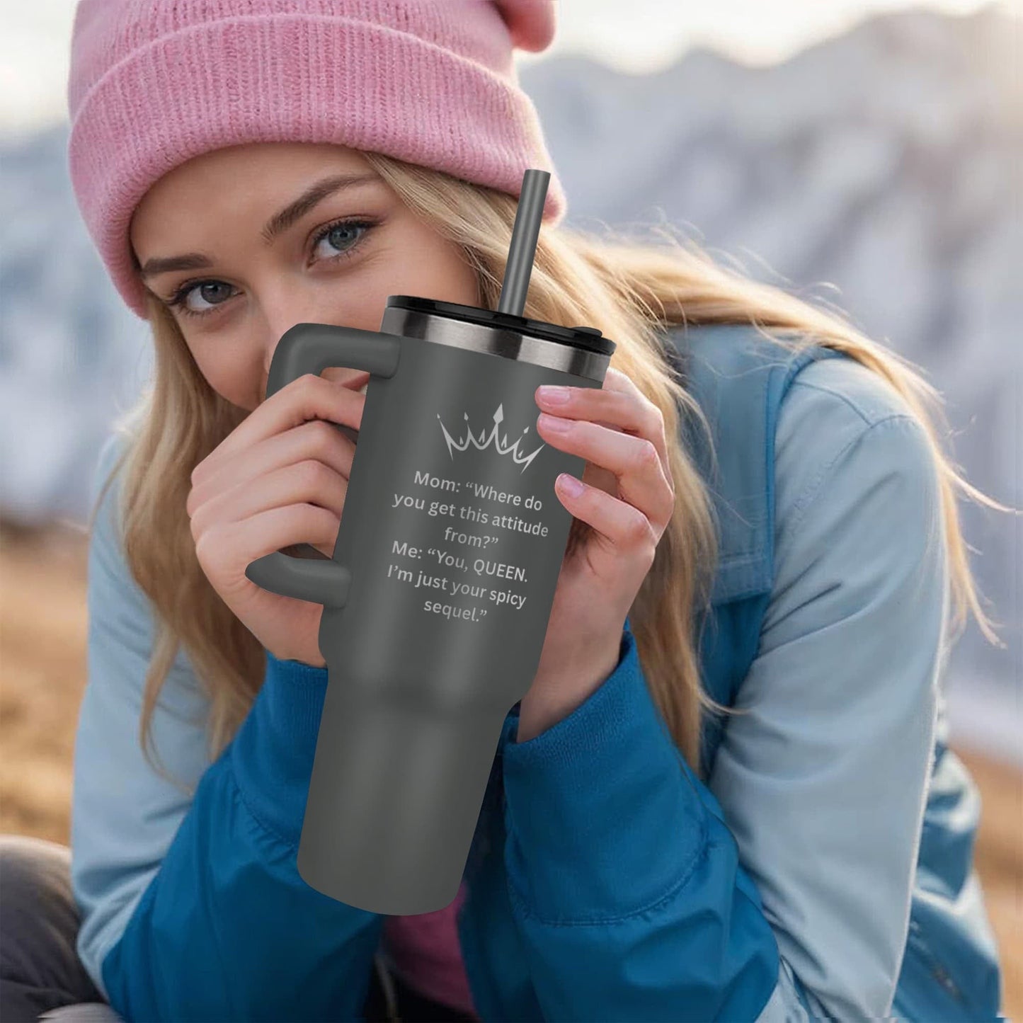 Spicy Sequel | Pinnable 40 oz Tumbler