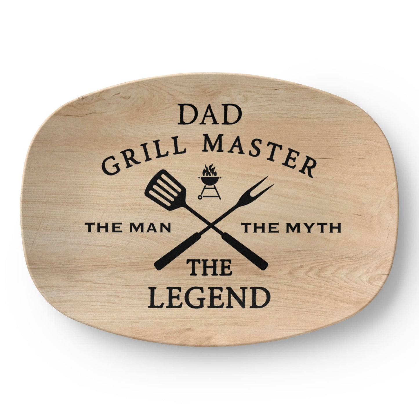 Dad Grill Master "The Man The Myth The Legend" Platter