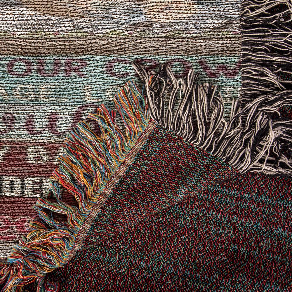 Daughter Love Mom "Never Forget" | Heirloom Woven Blanket