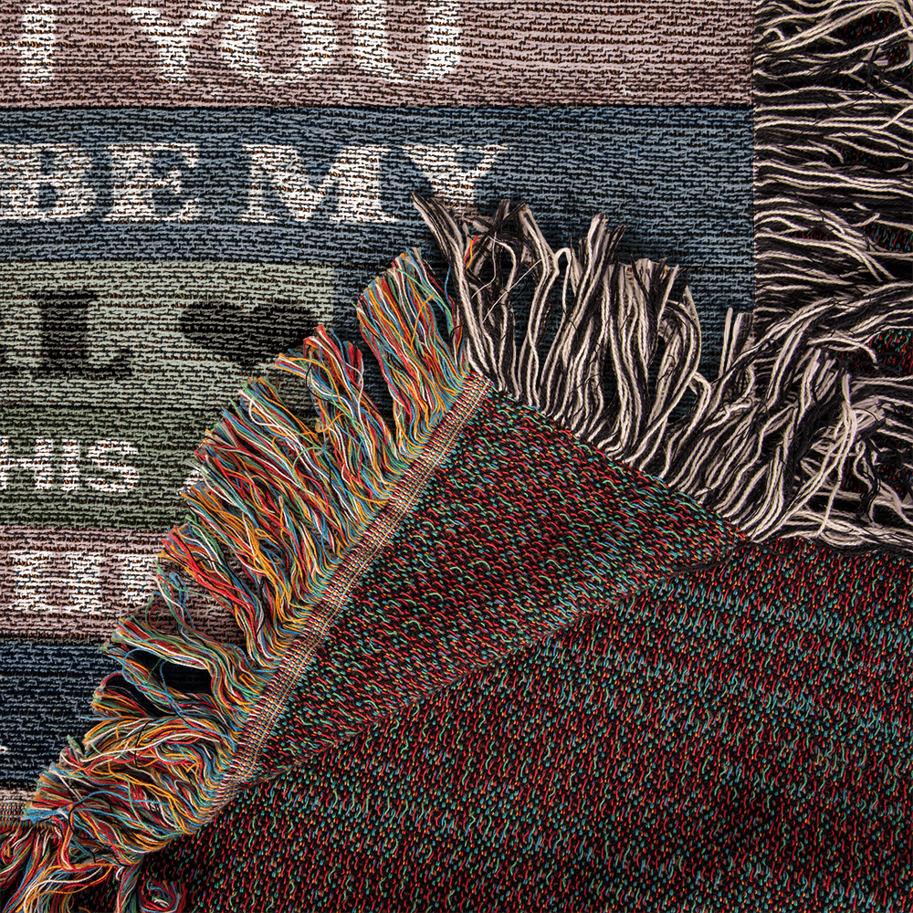 Daughter Love Mom "If Fate Whispers" | Heirloom Woven Blanket