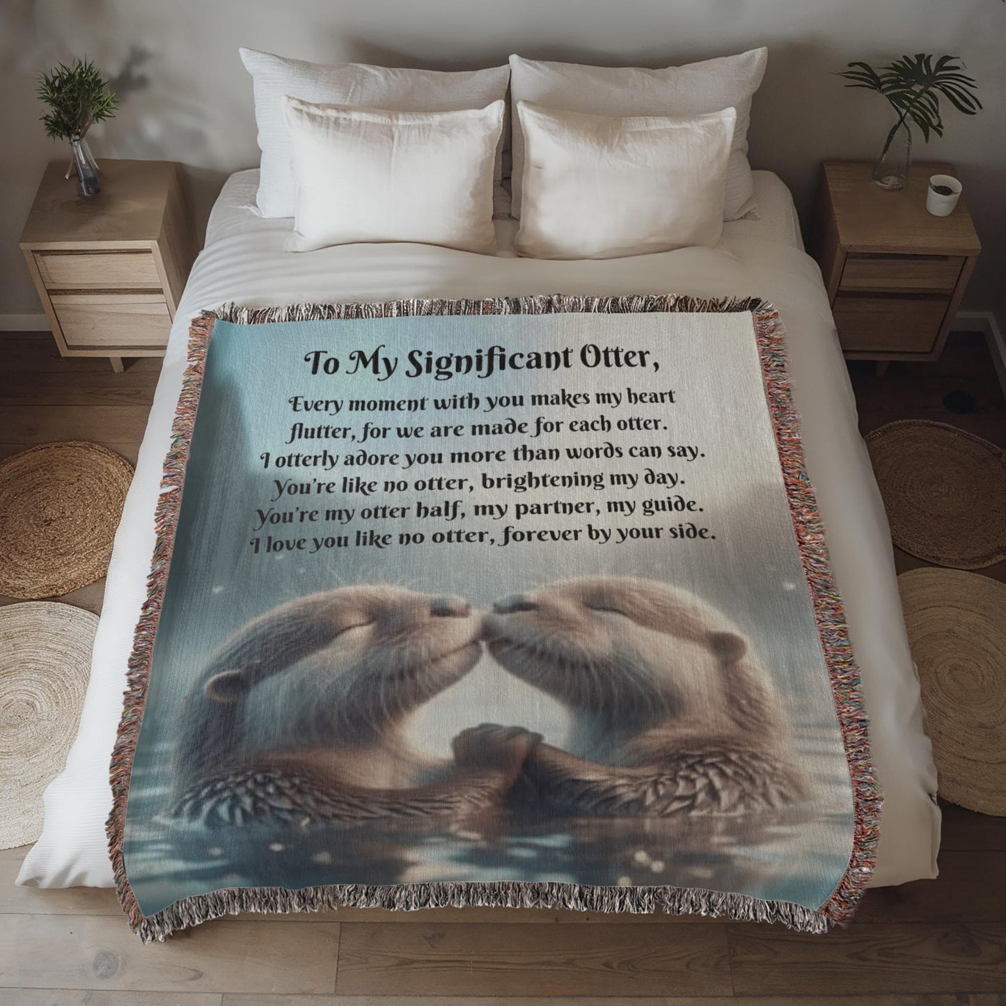 To My Significant Otter | Heirloom Woven Blanket