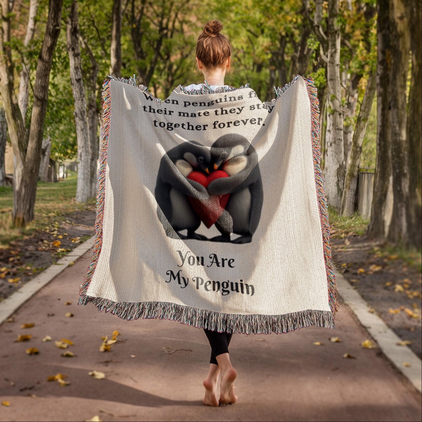 You Are My Penguin | Heirloom Woven Blanket