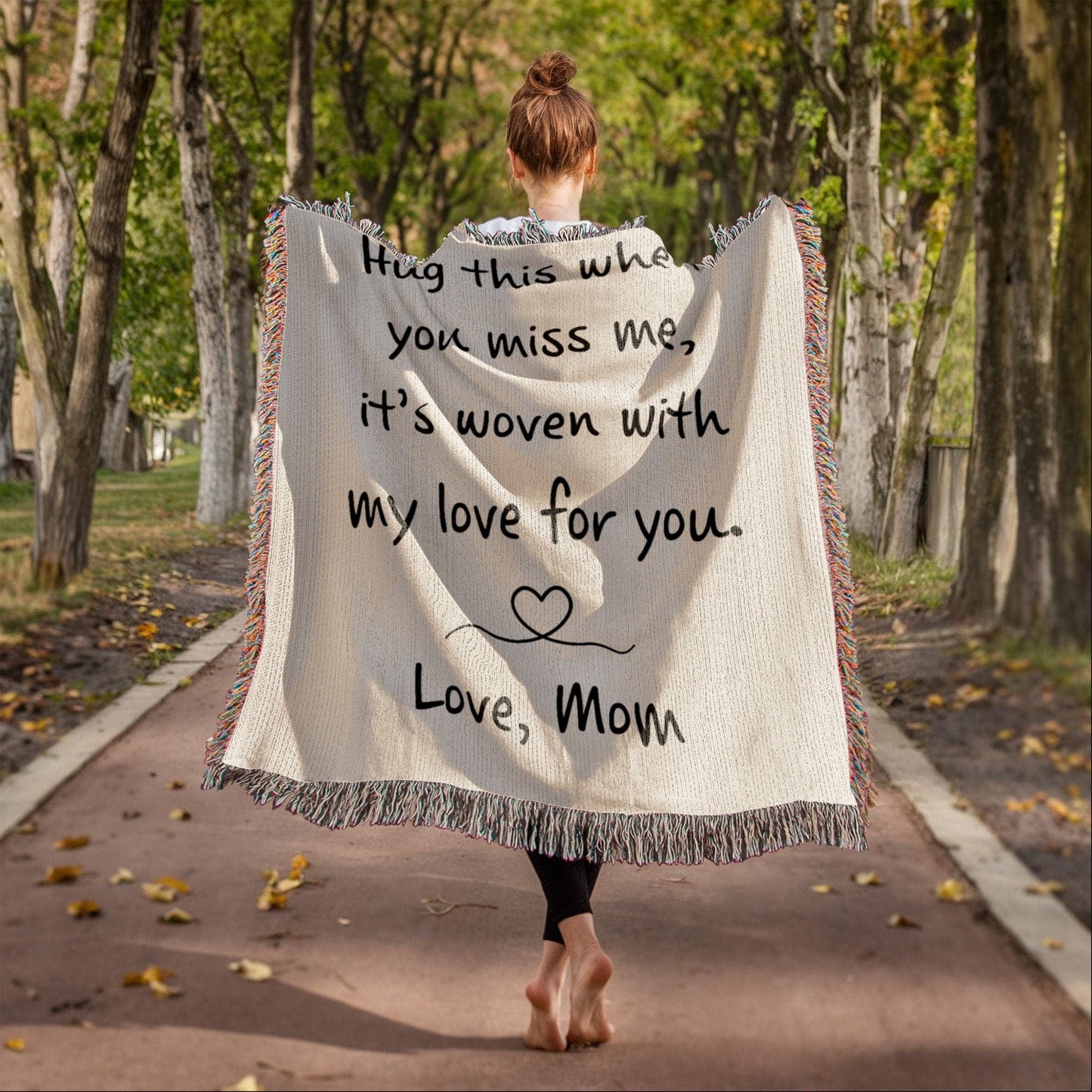 Hug from Mom | Heirloom Woven Blanket