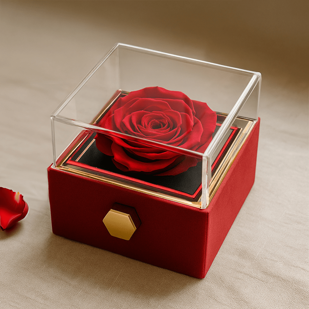 Happy Birthday "To An Incredible Woman" | Love Knot Necklace with Rose Gift Box