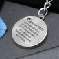 Class of 2025 "Direction of Your Dreams" | Personalized Circle Keychain