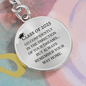 Class of 2025 "Direction of Your Dreams" | Personalized Circle Keychain