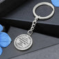 Grandson Love Grandma "Never Forget" | Circle Keychain