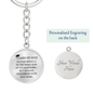 Class of 2025 "Direction of Your Dreams" | Personalized Circle Keychain
