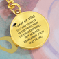 Class of 2025 "Direction of Your Dreams" | Personalized Circle Keychain