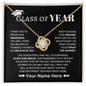 Custom Graduation "Incredible" | Love Knot Necklace