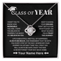 Custom Graduation "Incredible" | Love Knot Necklace
