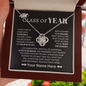 Custom Graduation "Incredible" | Love Knot Necklace