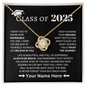 Custom Graduation "Incredible" | Love Knot Necklace