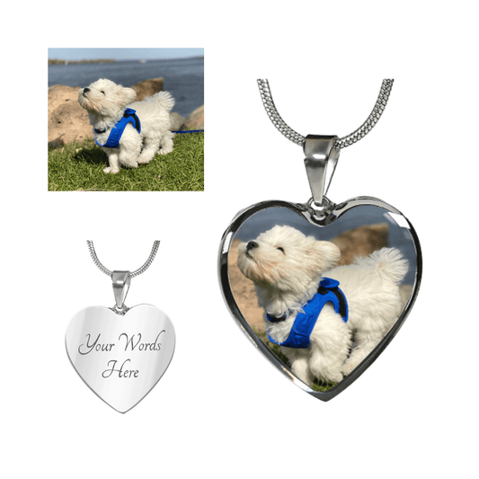 Heart Photo Necklace