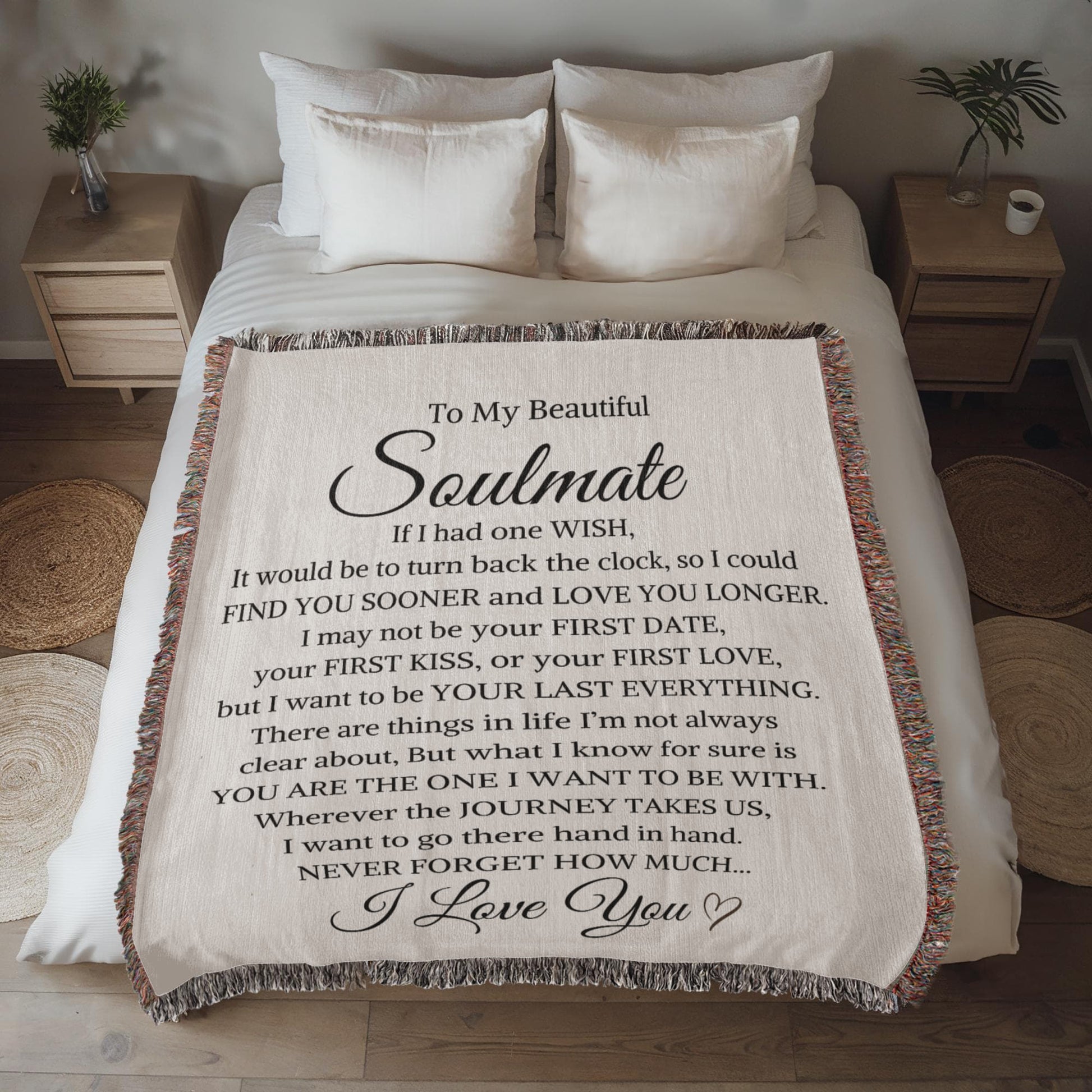 Romantic Last Everything blanket for girlfriend, ideal for Valentine’s Day, birthday, or just because gift.