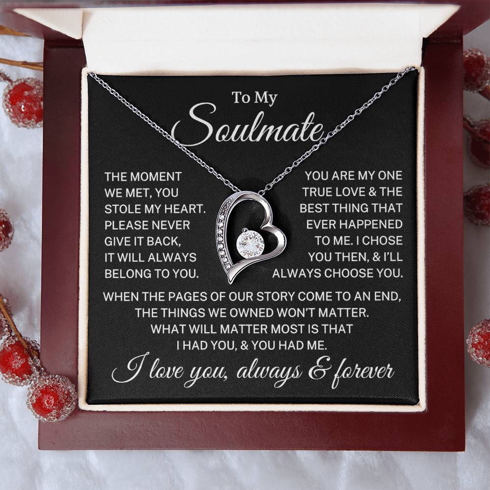 Gift for Soulmate "Always Choose You" | Forever Love Necklace
