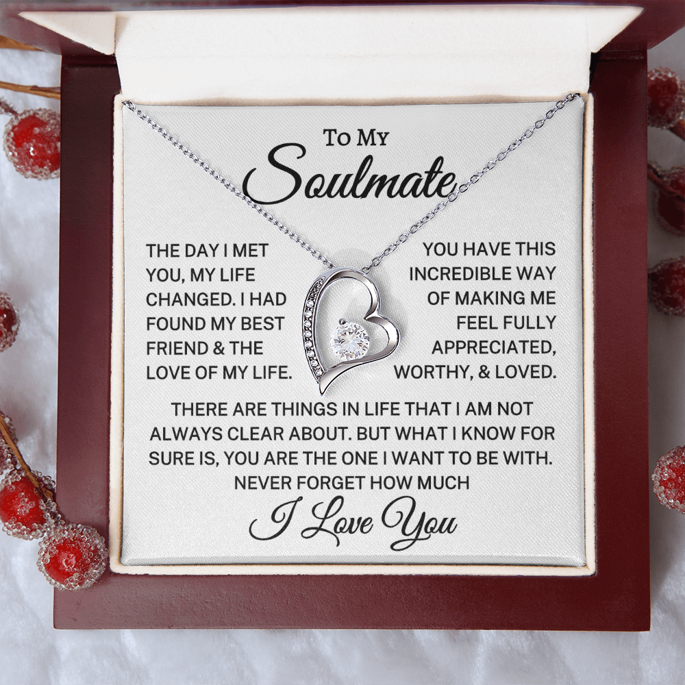 Gift for Soulmate "You Are The One" | Forever Love Necklace