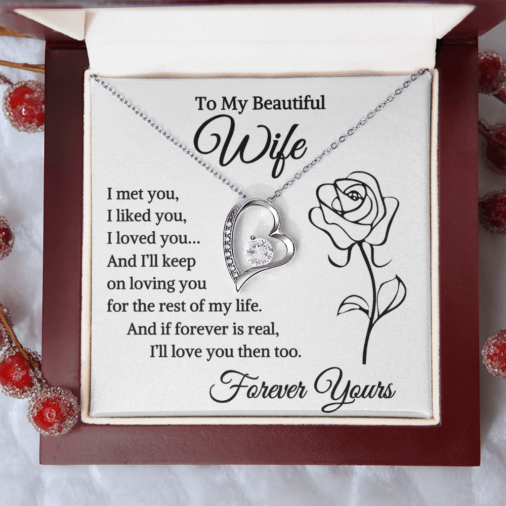 Gift for Wife "I'll Love You Then" | Forever Love Necklace