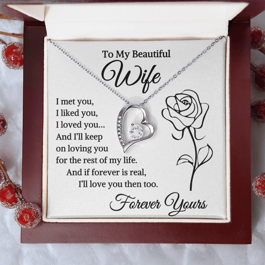 Gift for Wife "I'll Love You Then" | Forever Love Necklace