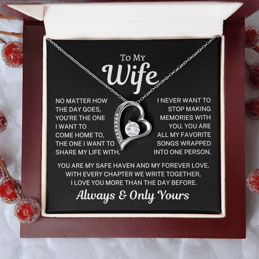 Gift for Wife "My Forever Love" | Forever Love Necklace