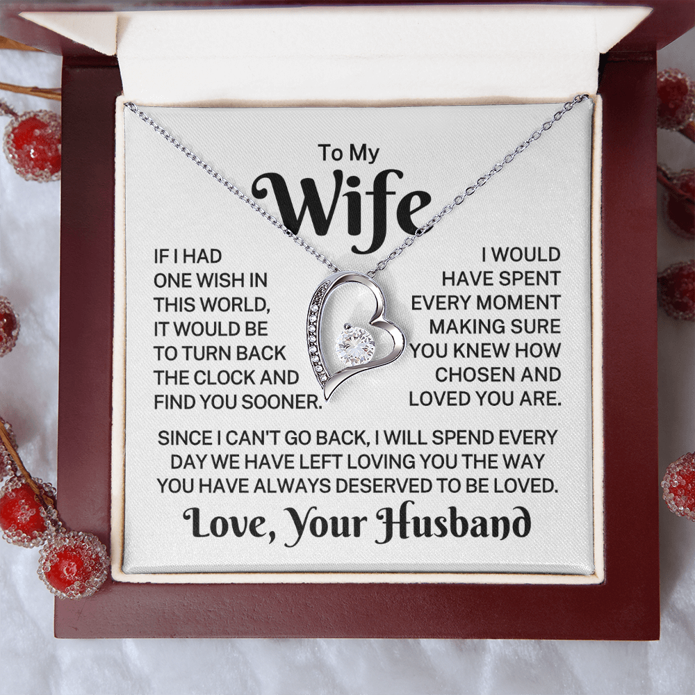 Gift for My Wife "Chosen And Loved" | Forever Love Necklace