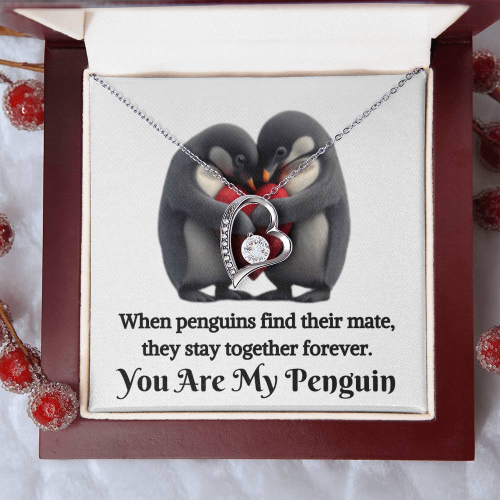 Gift for Soulmate "You Are My Penguin" | Forever Love Necklace