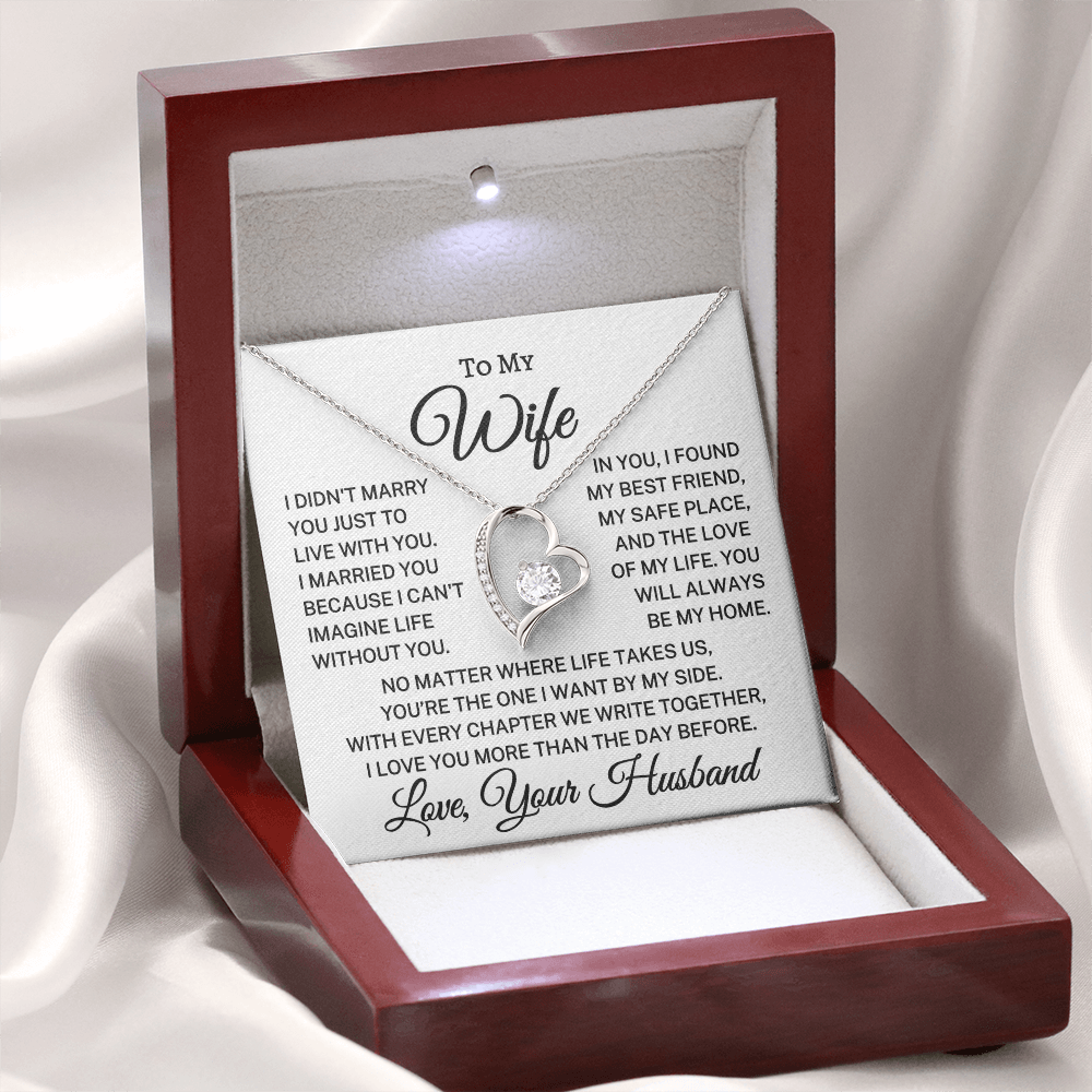 Gift for Wife "My Home" | Forever Love Necklace