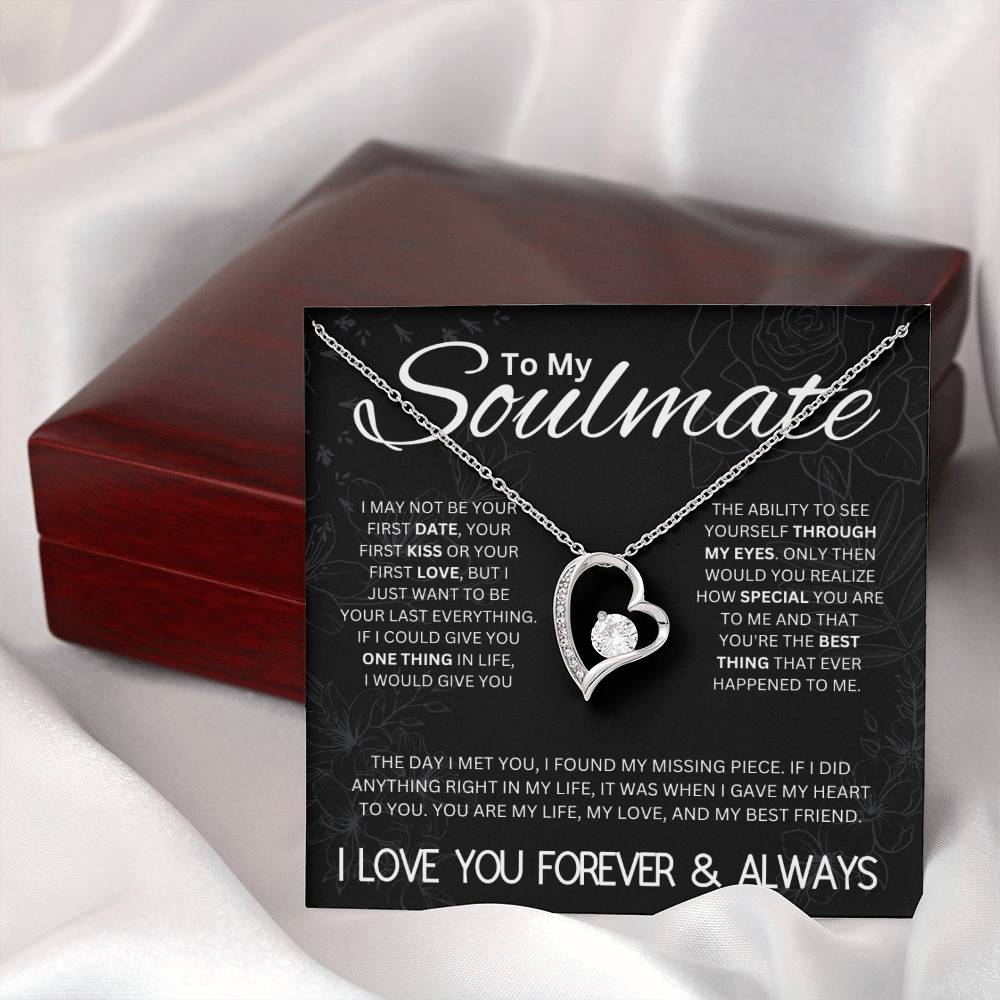 To My Soulmate | "My Life, My Love & My Best Friend" | Forever love Necklace - Shoptopia Jewelry