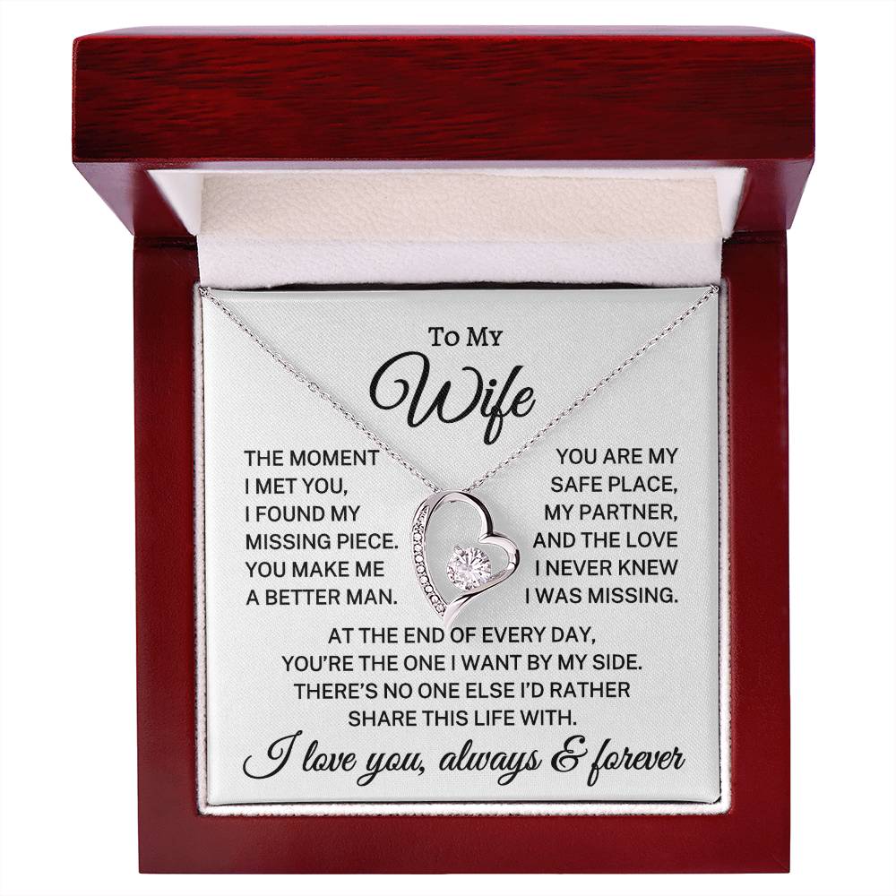 Gift for Wife "No One Else" | Forever Love Necklace