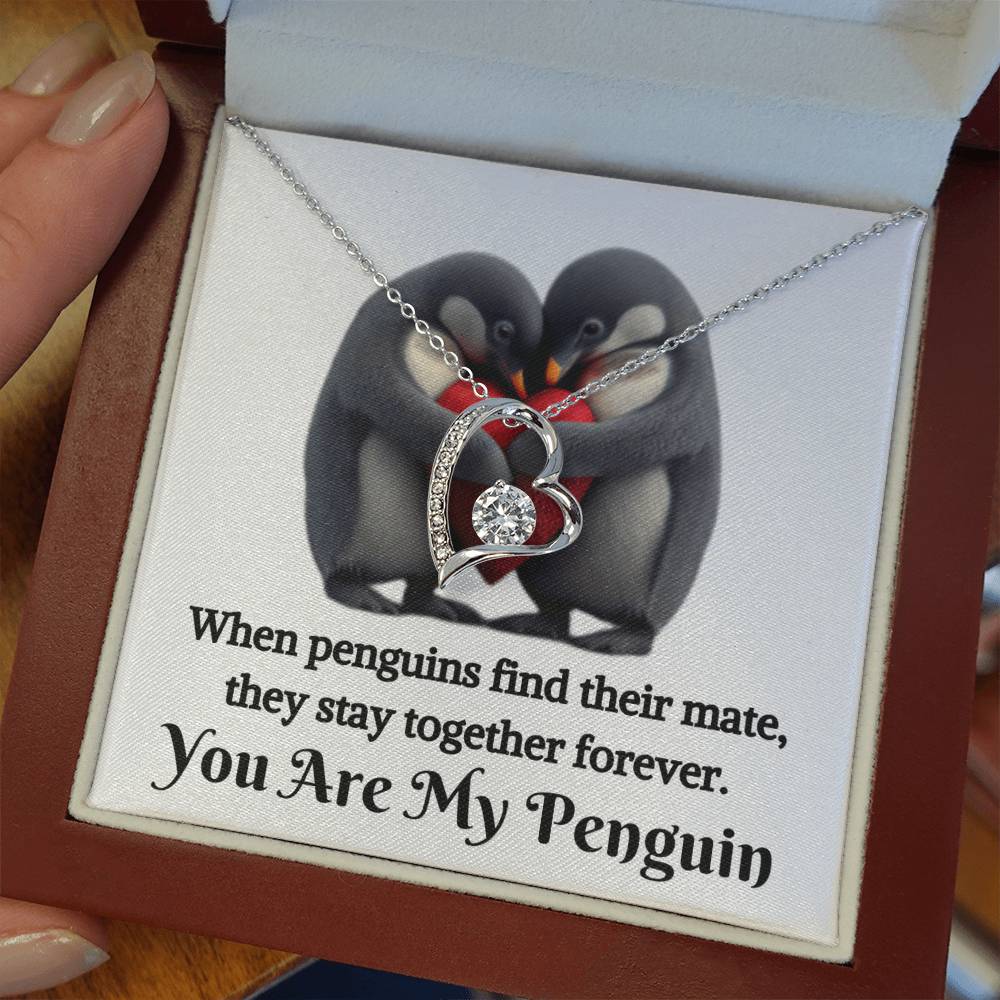 Gift for Soulmate "You Are My Penguin" | Forever Love Necklace
