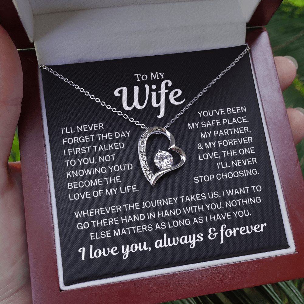 Gift for Wife "As Long As I Have You" | Forever Love Necklace