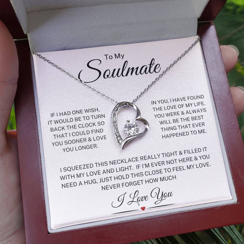 Soulmate "Always Will Be" | Forever Heart Necklace