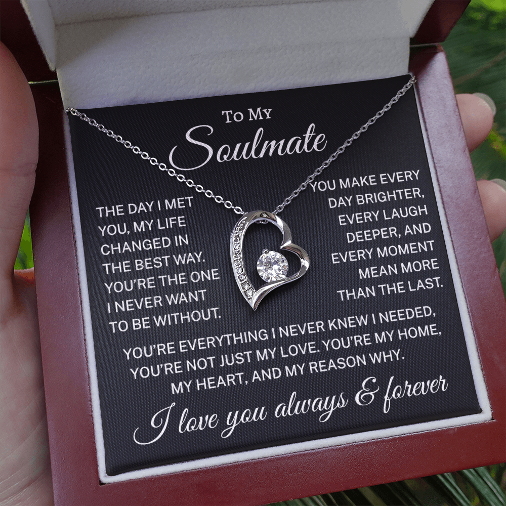 Gift for Soulmate "My Reason Why" | Forever Love Necklace