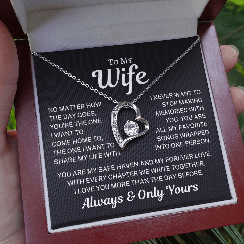 Gift for Wife "My Forever Love" | Forever Love Necklace