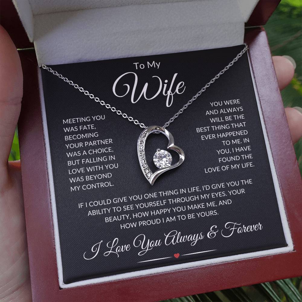 Wife "The Best Thing" | Forever Love Necklace