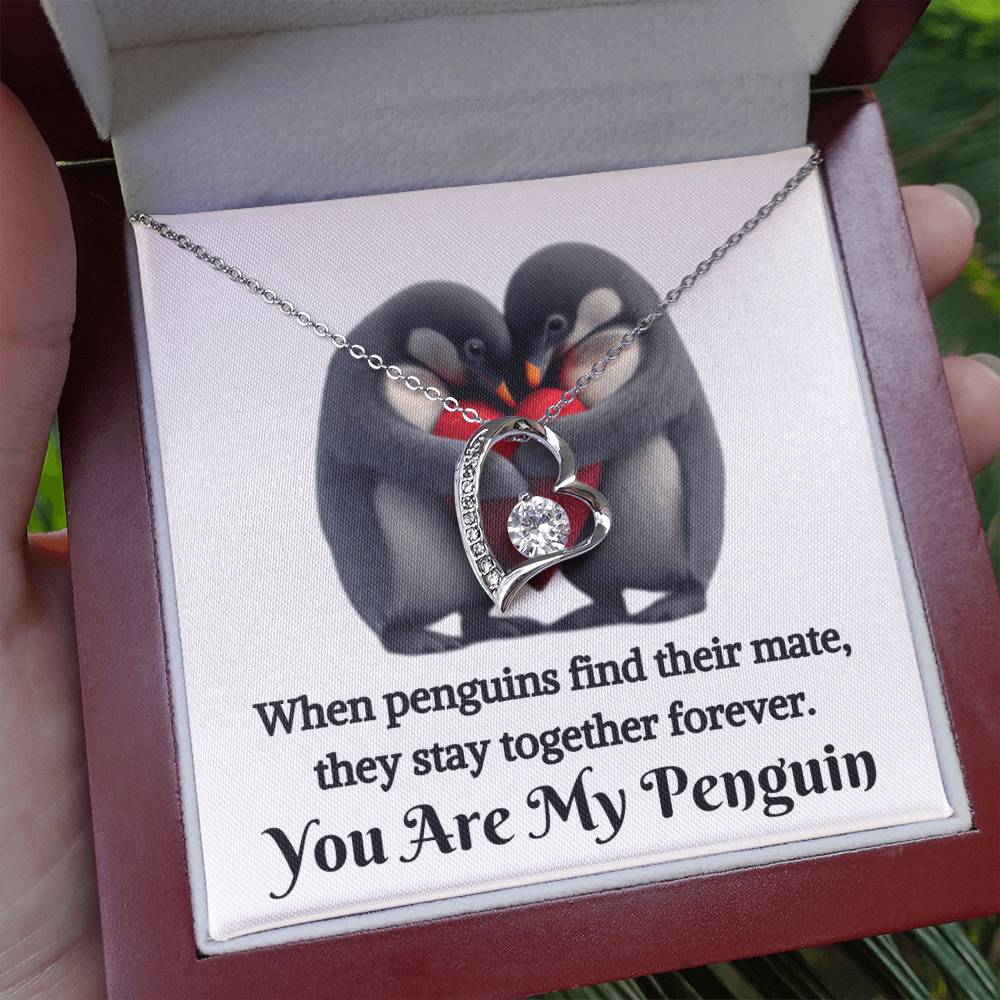 Gift for Soulmate "You Are My Penguin" | Forever Love Necklace