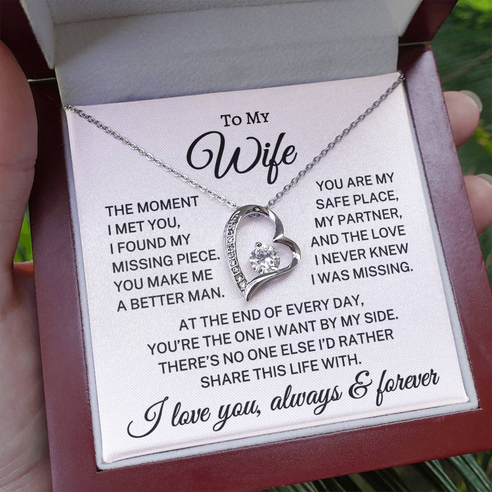 Gift for Wife "No One Else" | Forever Love Necklace