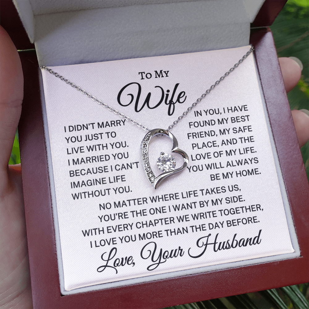 Gift for Wife "My Home" | Forever Love Necklace