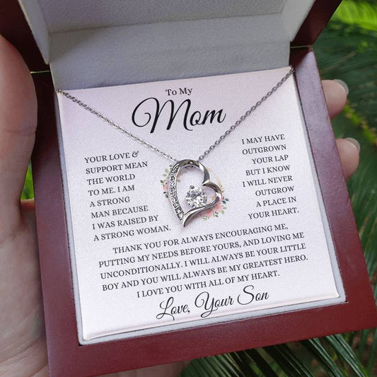 Mom Love Son "My Greatest Hero" | Forever Love Necklace