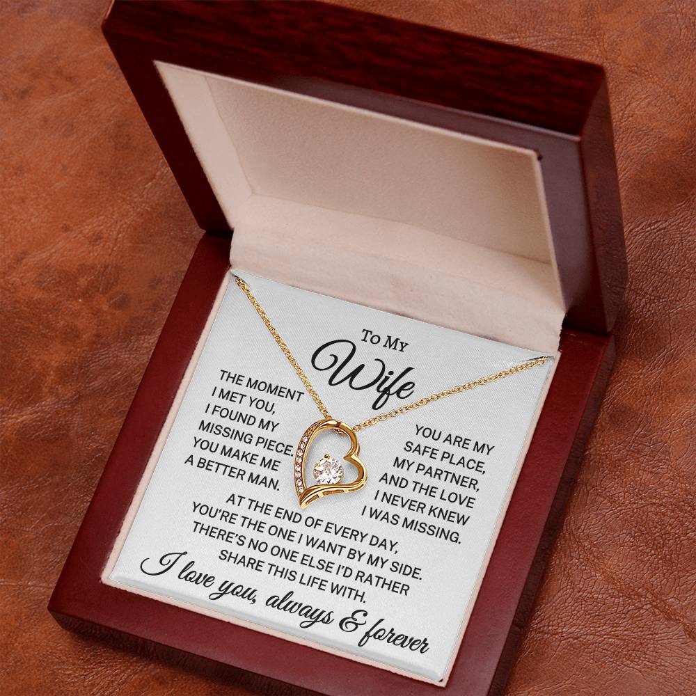 Gift for Wife "No One Else" | Forever Love Necklace