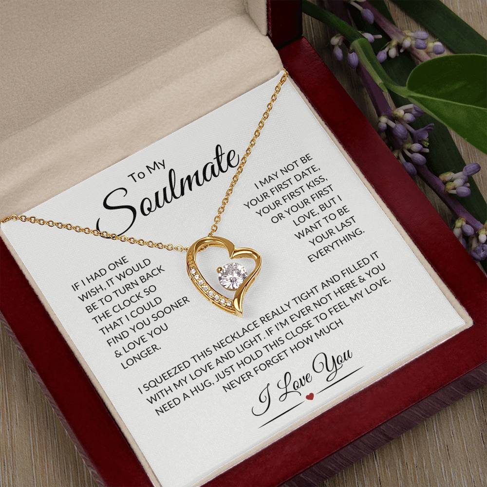 Soulmate "Love You Longer" | Forever Heart Necklace