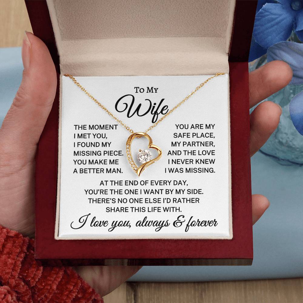 Gift for Wife "No One Else" | Forever Love Necklace