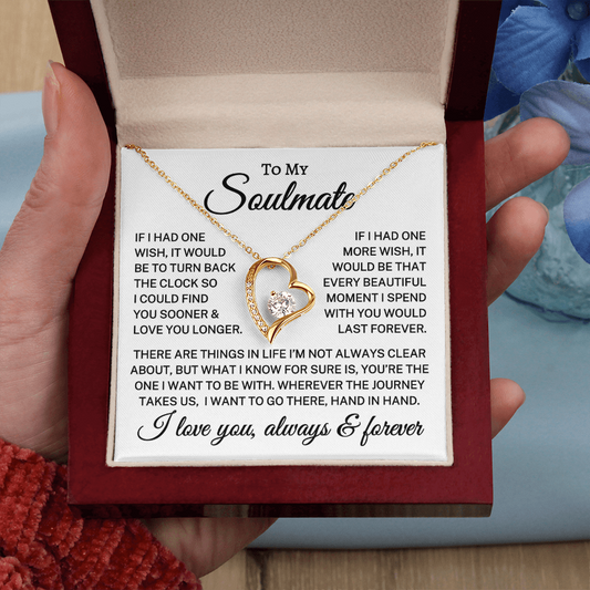 Gift for Soulmate "Last Forever" | Forever Love Necklace