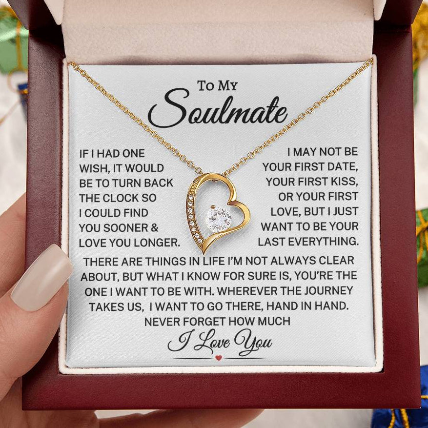 [ALMOST SOLD OUT] Gift For Soulmate "Last Everything" | Forever Love Necklace | Perfect Gift for Wife & Girlfriend