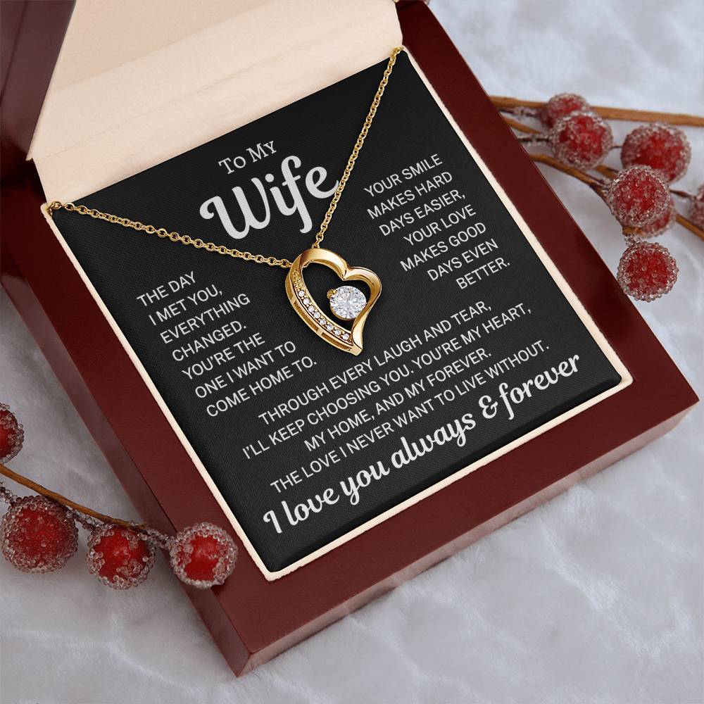 Gift for Wife "You're My Heart" | Forever Love Necklace