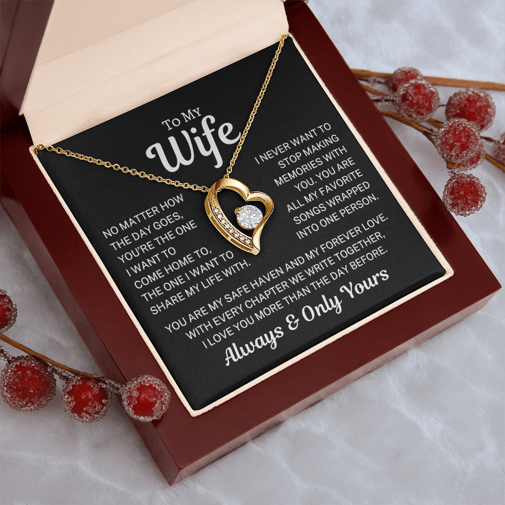 Gift for Wife "My Forever Love" | Forever Love Necklace
